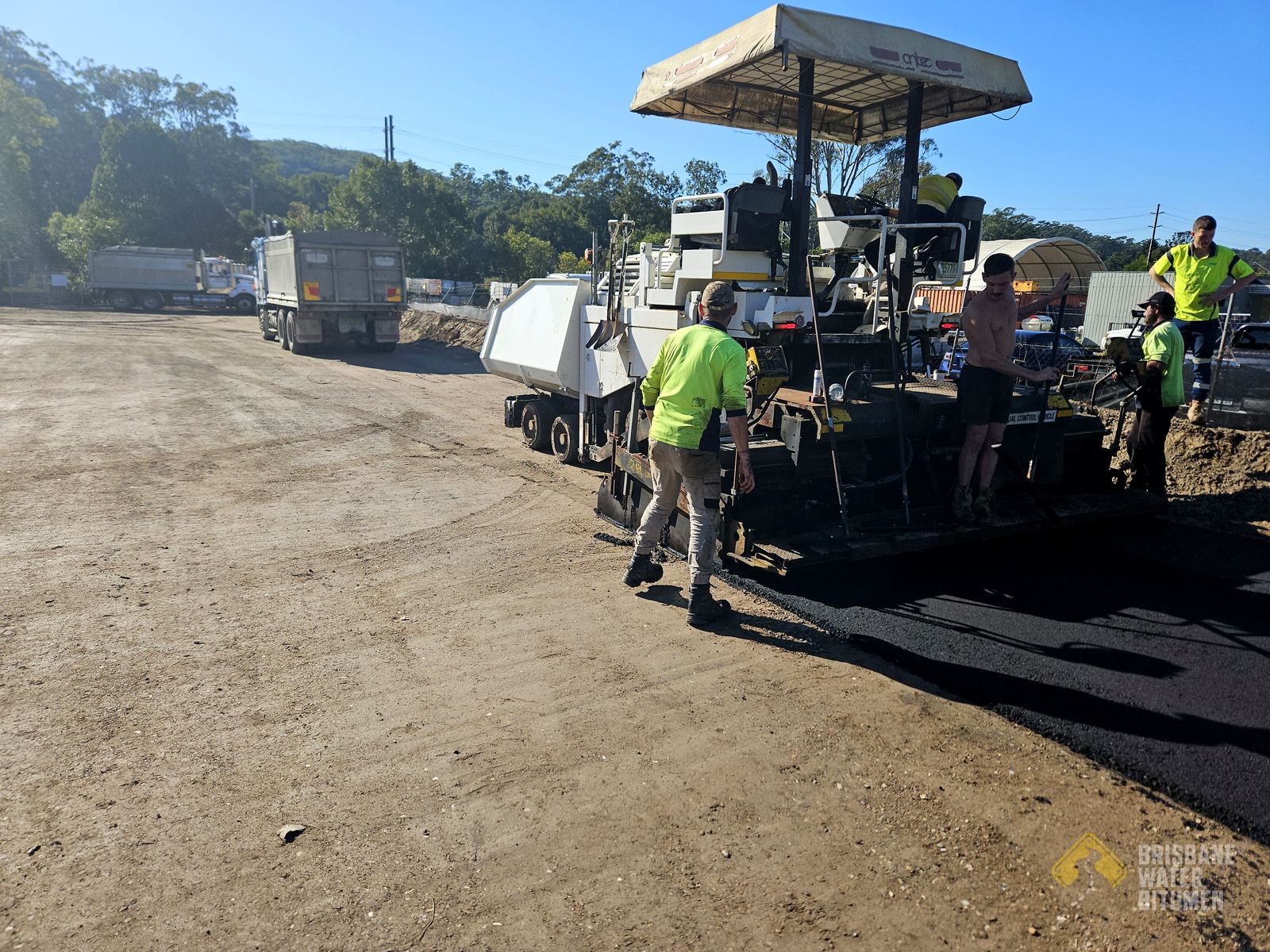 Driving Test Track Construction, Brisbane Water Bitumen project photo
